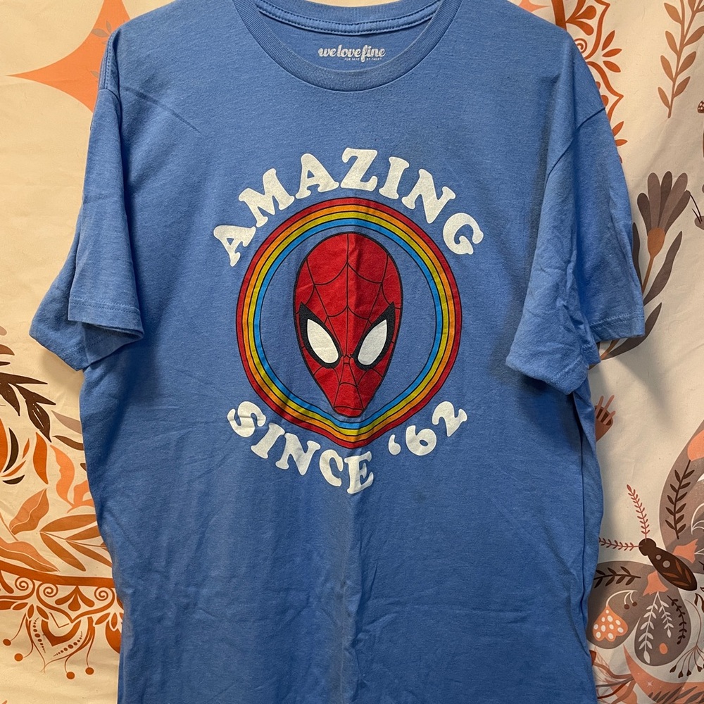 Marvel Blue Spider-Man Tee - Amazing Since '62